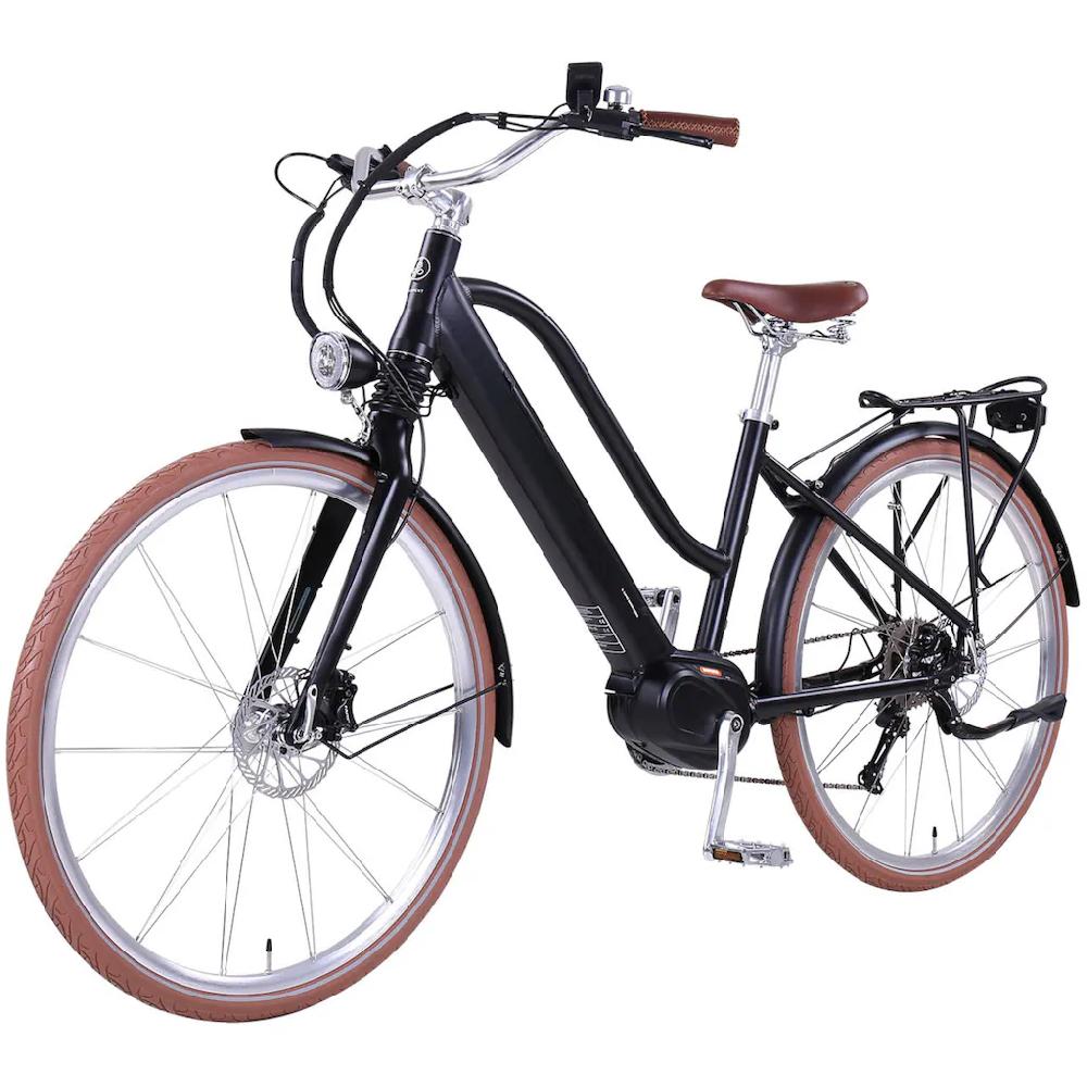 eGO Movement E-Bike »Classic 25 Cleopatra Trapez 45 cm Schwarz 28"« 10 Gang Shimano Deore Mittelmotor 250 W Pedelec Elektrofahrrad für Damen u. Herren Cityrad auf Rechnung online kaufen JETZT KAUFEN
