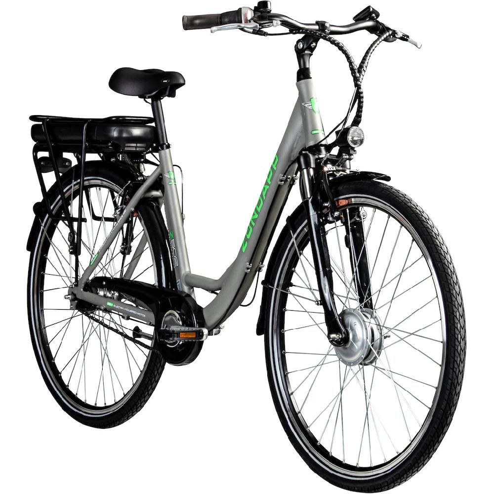 Zündapp E-Bike »Z502« 7 Gang Frontmotor 240 W Pedelec Elektrofahrrad für Damen u. Herren Cityrad auf Raten Neueste Stile