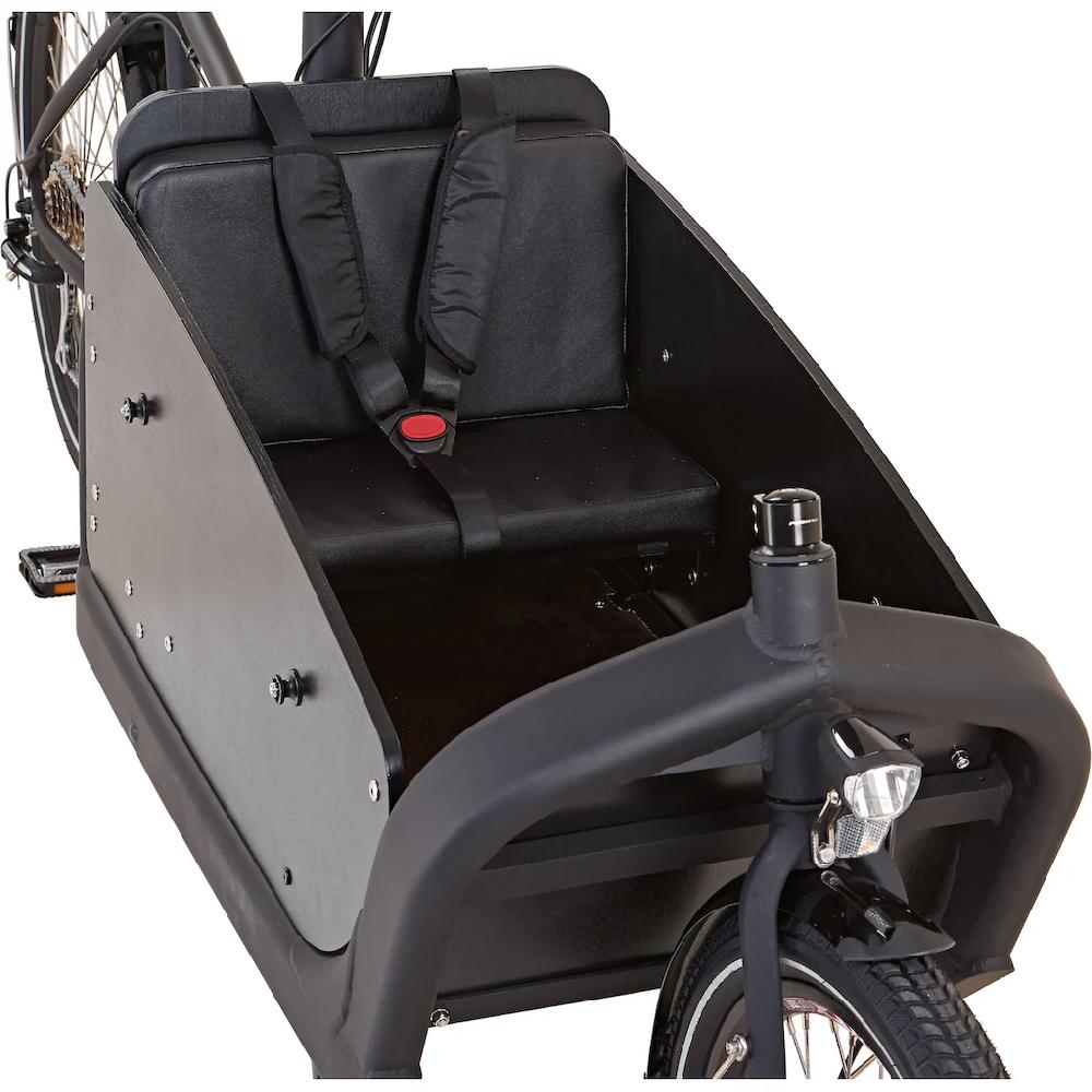 Prophete E-Bike »CARGO Plus 22.ETL.10« 8 Gang Shimano Acero Mittelmotor 250 W Pedelec Elektrofahrrad für Damen u. Herren Lastenrad Letzte 2 Tage