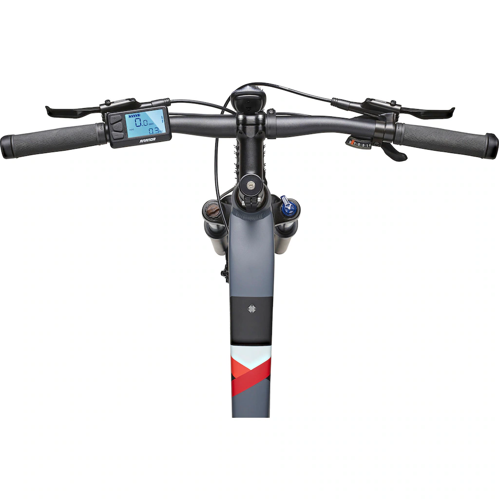 Telefunken E-Bike »Aufsteiger M925« 8 Gang Shimano Acera Mittelmotor 250 W Pedelec Elektrofahrrad für Damen u. Herren MTB Mountainbike 50% Rabatt mit kostenlosem Versand