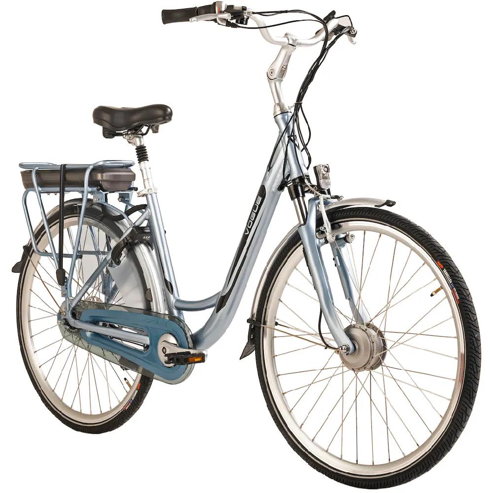 VOGUE BIKE E-Bike »Basic« 7 Gang Shimano Nexus Frontmotor 250 W Pedelec Elektrofahrrad für Damen u. Herren Cityrad Kostenloser Versand international