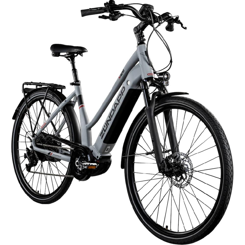 Zündapp E-Bike »X400« 11 Gang Shimano Deore XT Mittelmotor 250 W Pedelec Elektrofahrrad für Damen u. Herren Trekkingrad Im Verkauf
