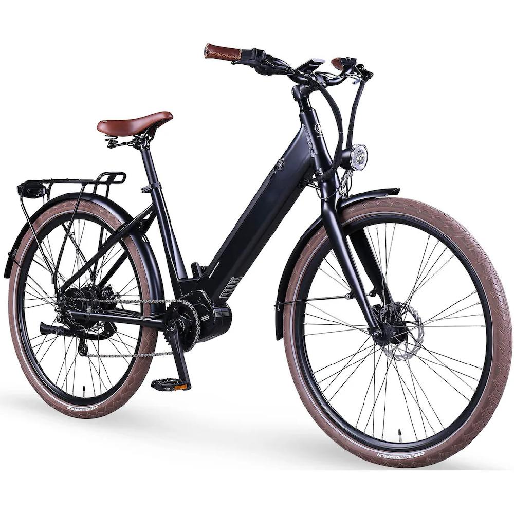 eGO Movement E-Bike »City 25 Julia Wave 45 cm Schwarz 28"« Enviolo Mittelmotor 250 W Pedelec Elektrofahrrad für Damen u. Herren Cityrad Rabatte dieses Monats
