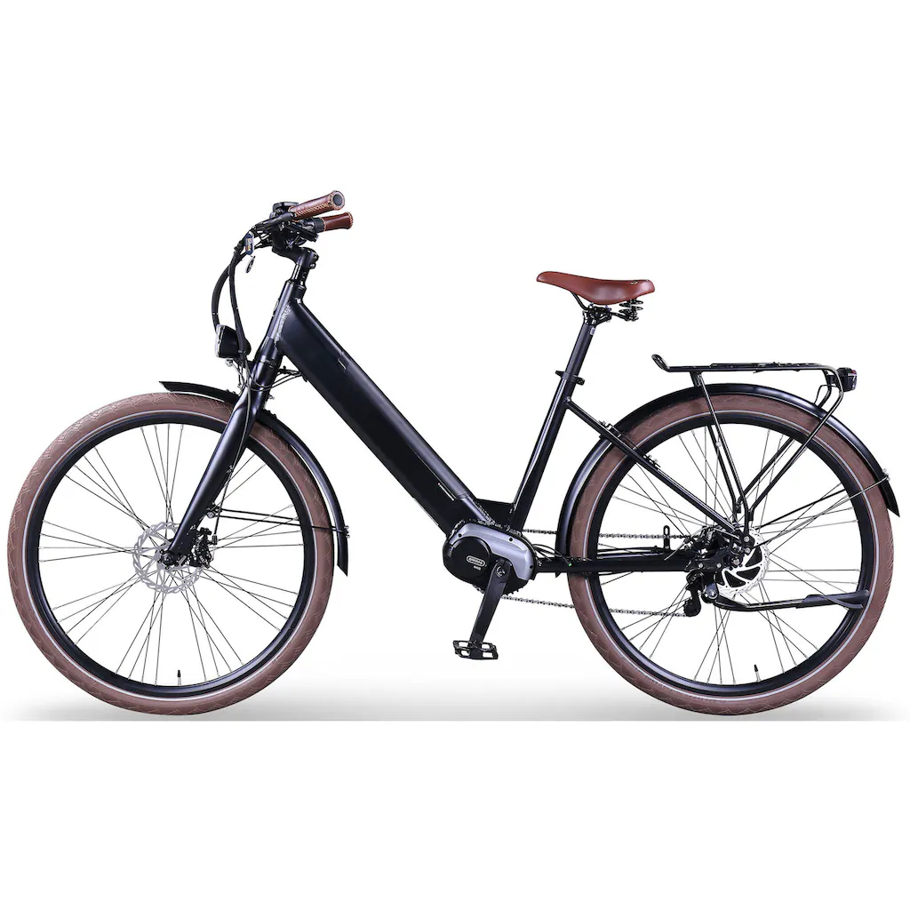 eGO Movement E-Bike »City 25 Julia Wave 45 cm Schwarz 28"« Enviolo Mittelmotor 250 W Pedelec Elektrofahrrad für Damen u. Herren Cityrad Rabatte dieses Monats