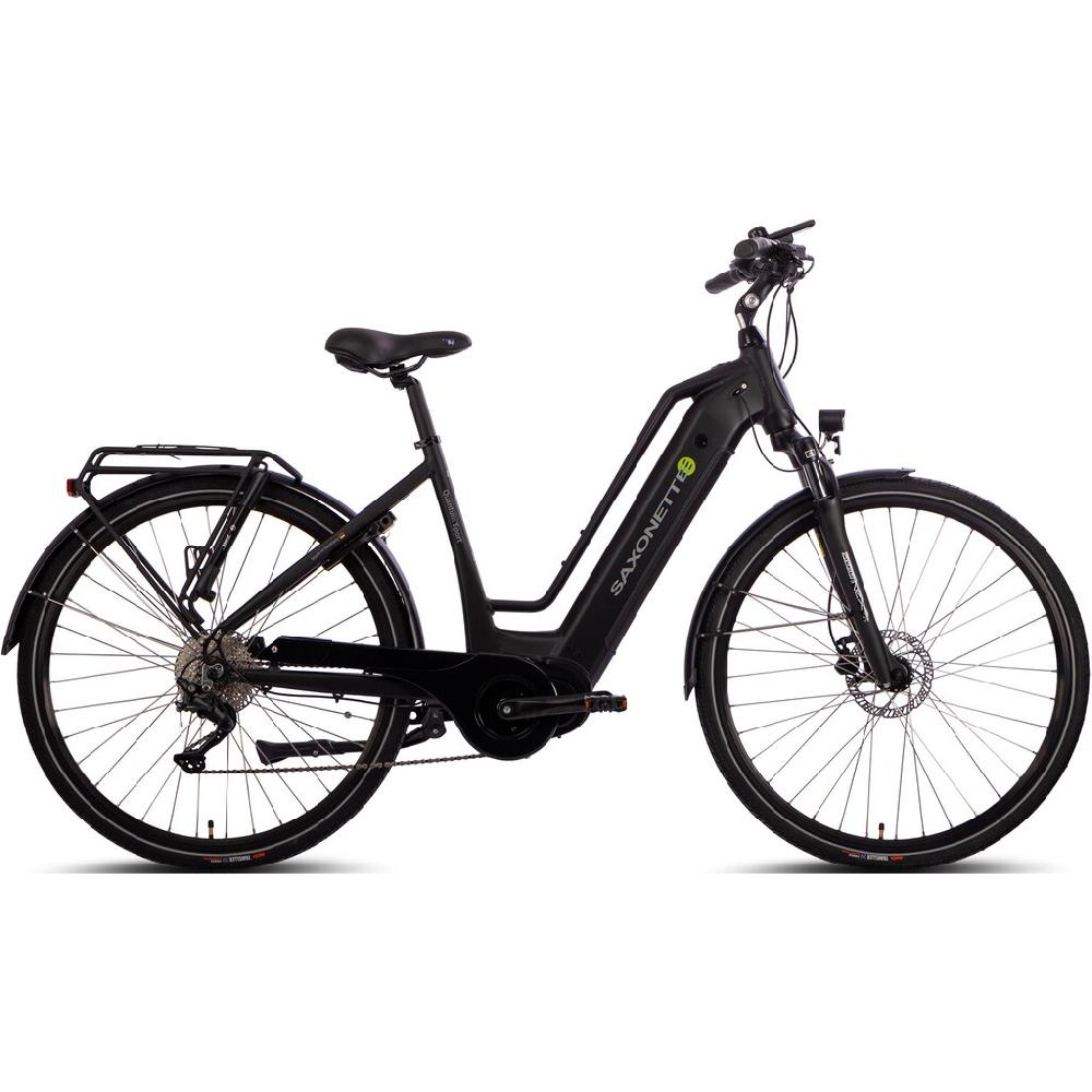 SAXONETTE E-Bike »Quantum Sport« 10 Gang Shimano Mittelmotor 250 W Pedelec Elektrofahrrad für Damen u. Herren Trekkingrad Outlet