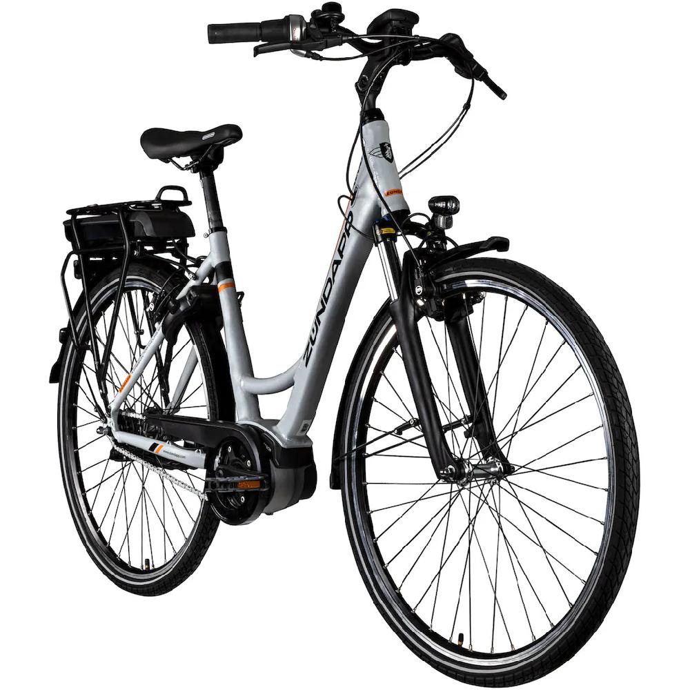 Zündapp E-Bike »X200« 7 Gang Shimano Nexus Mittelmotor 250 W Pedelec Elektrofahrrad für Damen u. Herren Cityrad im Angebot