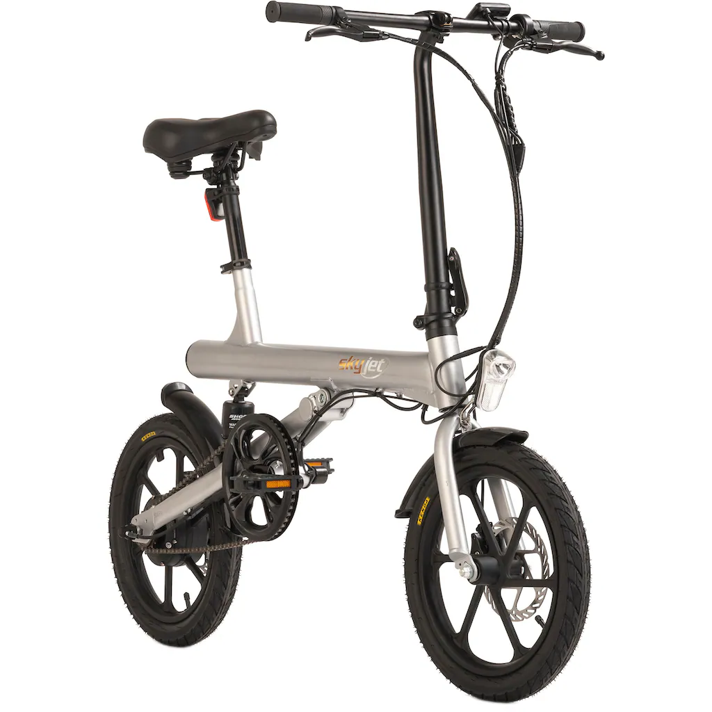 skyjet E-Bike »1S« 1 Gang Heckmotor 250 W Pedelec Elektrofahrrad für Damen u. Herren Klapprad auf Raten Sonderangebot