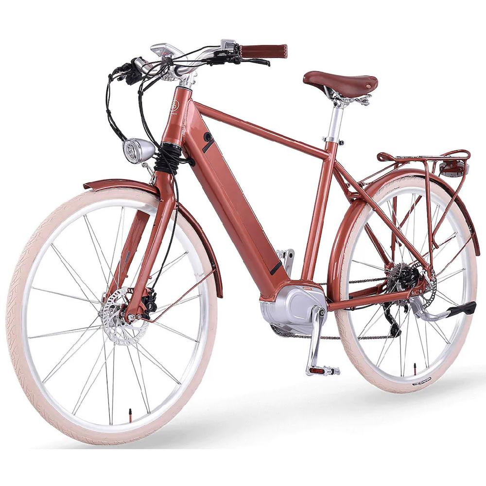 eGO Movement E-Bike »Classic 25 Cäsar Herren 54 cm Bronze 28"« 10 Gang Shimano Deore Mittelmotor 250 W Pedelec Elektrofahrrad für Damen u. Herren Cityrad auf Rechnung bestellen Preisnachlass