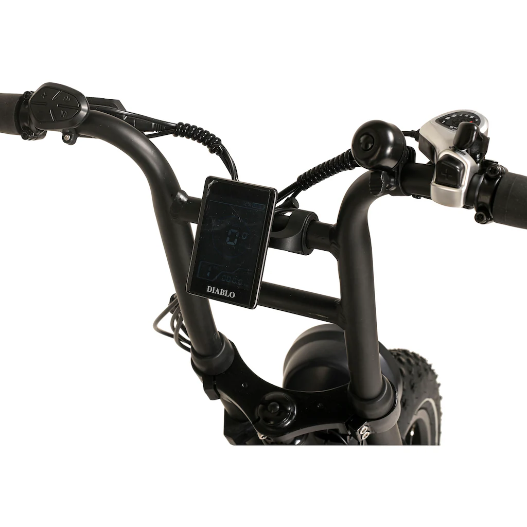 DIABLO BIKES E-Bike »Fat E-Bike 20" Kompakt Bike Zipper RH 50 cm« 7 Gang Shimano Tourney Heckmotor 250 W Pedelec Elektrofahrrad für Damen und Herren auf Rechnung kaufen Saisonschlussverkauf