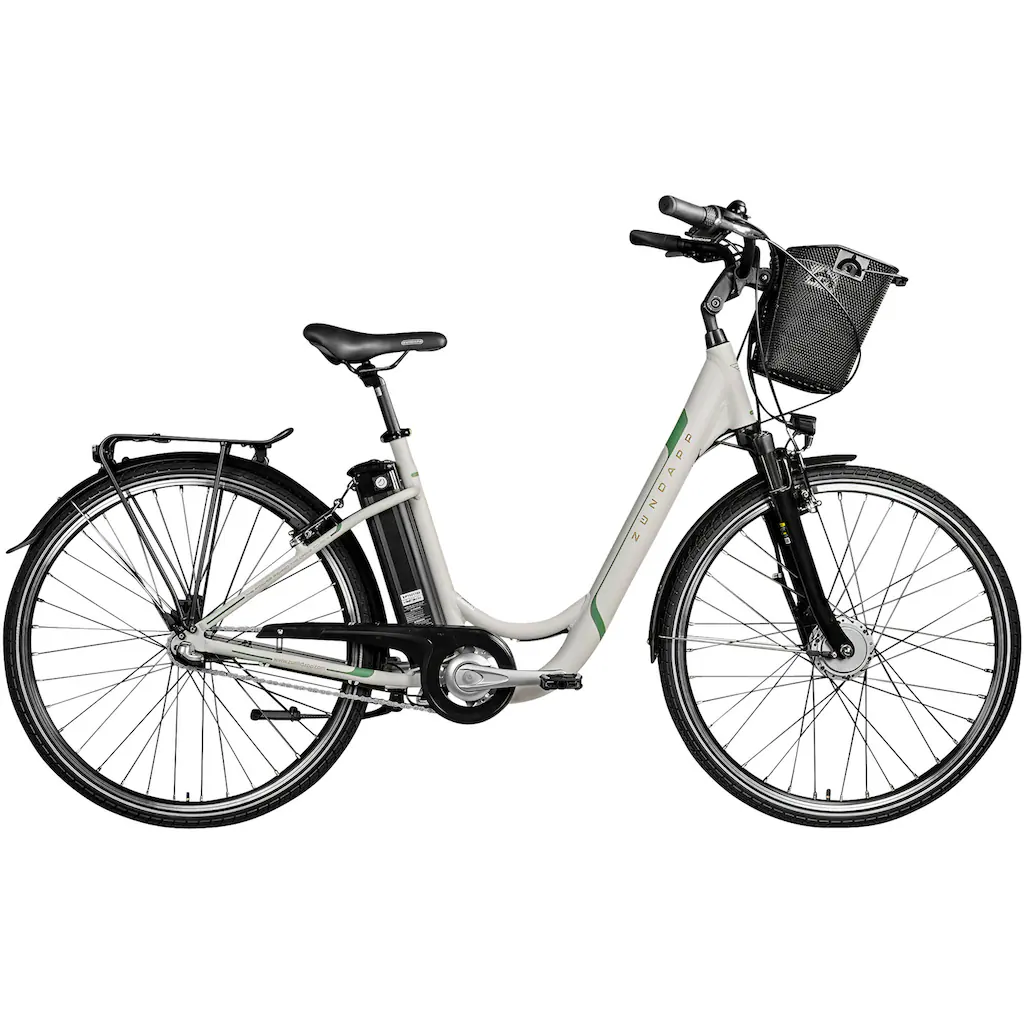 Zündapp E-Bike »Z510« 3 Gang Frontmotor 250 W E Bike 28 Zoll Damenfahrrad ab 155 cm mit 3 Gang Nabenschaltung Weihnachtsangebot