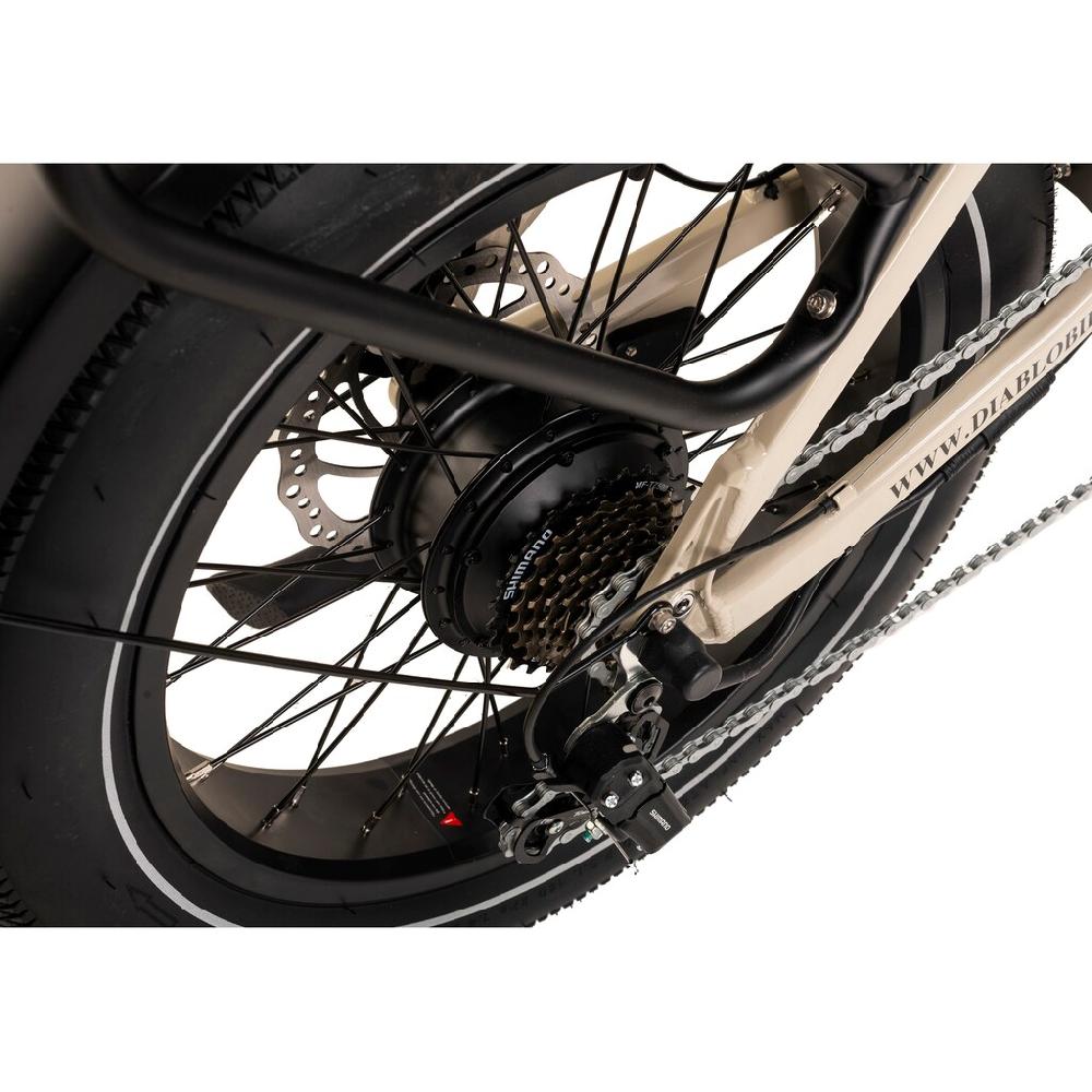 DIABLO BIKES E-Bike »Storm« 7 Gang Shimano Tourney Heckmotor 250 W Pedelec Elektrofahrrad für Damen u. Herren Cityrad auf Rechnung Blitzangebot