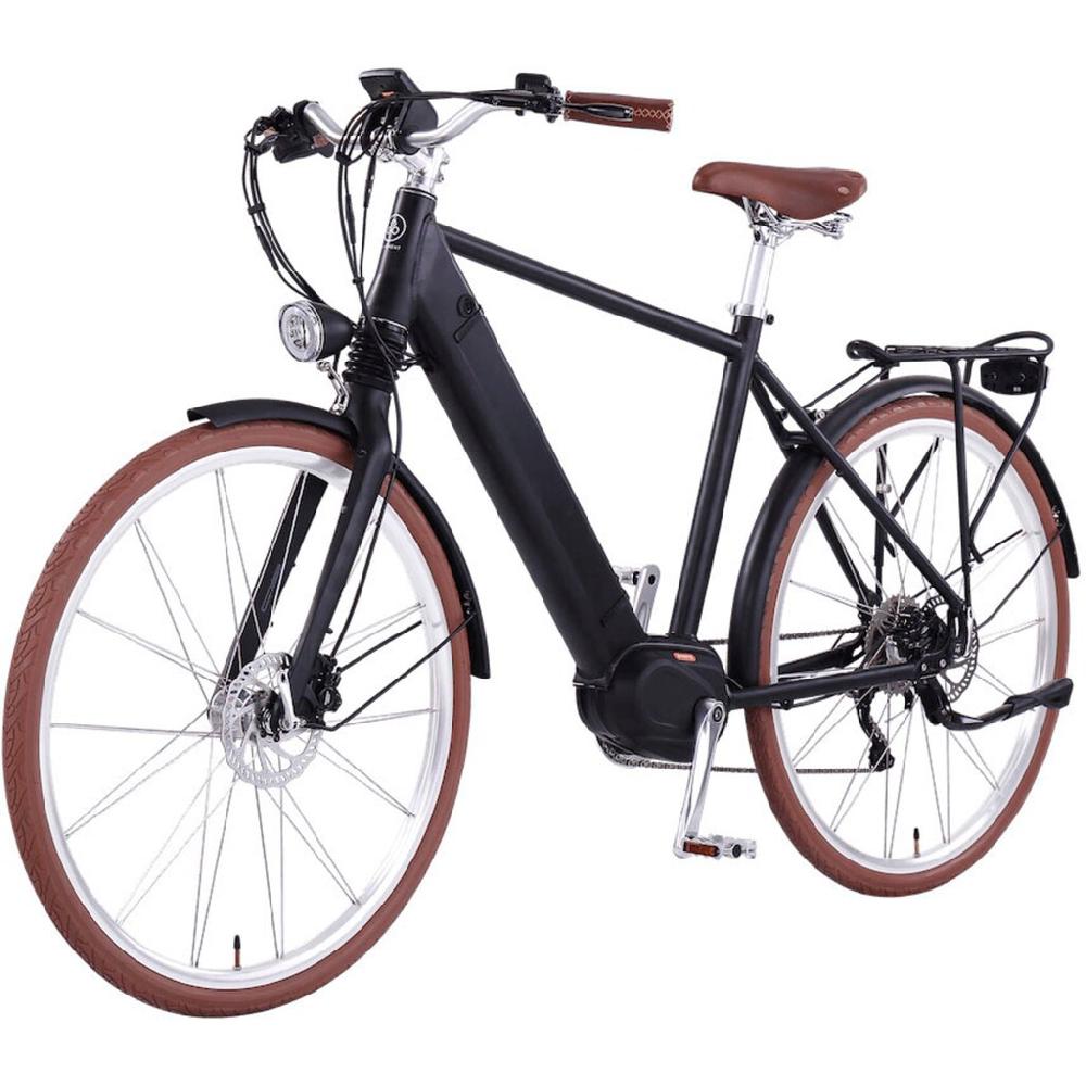 eGO Movement E-Bike »Classic 25 Cäsar Herren 54 cm Schwarz 28"« 10 Gang Shimano Deore Mittelmotor 250 W Pedelec Elektrofahrrad für Damen u. Herren Cityrad Wochenangebot