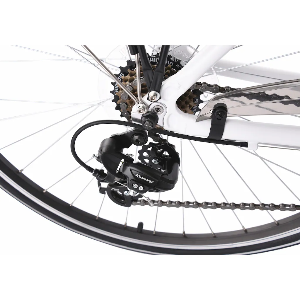 KS Cycling Trekkingrad »Metropolis« 21 Gang Shimano Tourney Schaltwerk Kettenschaltung für Damen Kettenschaltung Bis zu 55% Rabatt