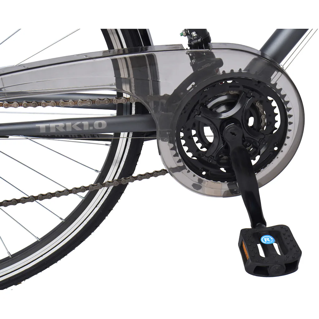 Trekkingrad »TRK1.0« 21 Gang Shimano Tourney TX Schaltwerk Kettenschaltung auf Rechnung online bestellen Clearance-Verkauf