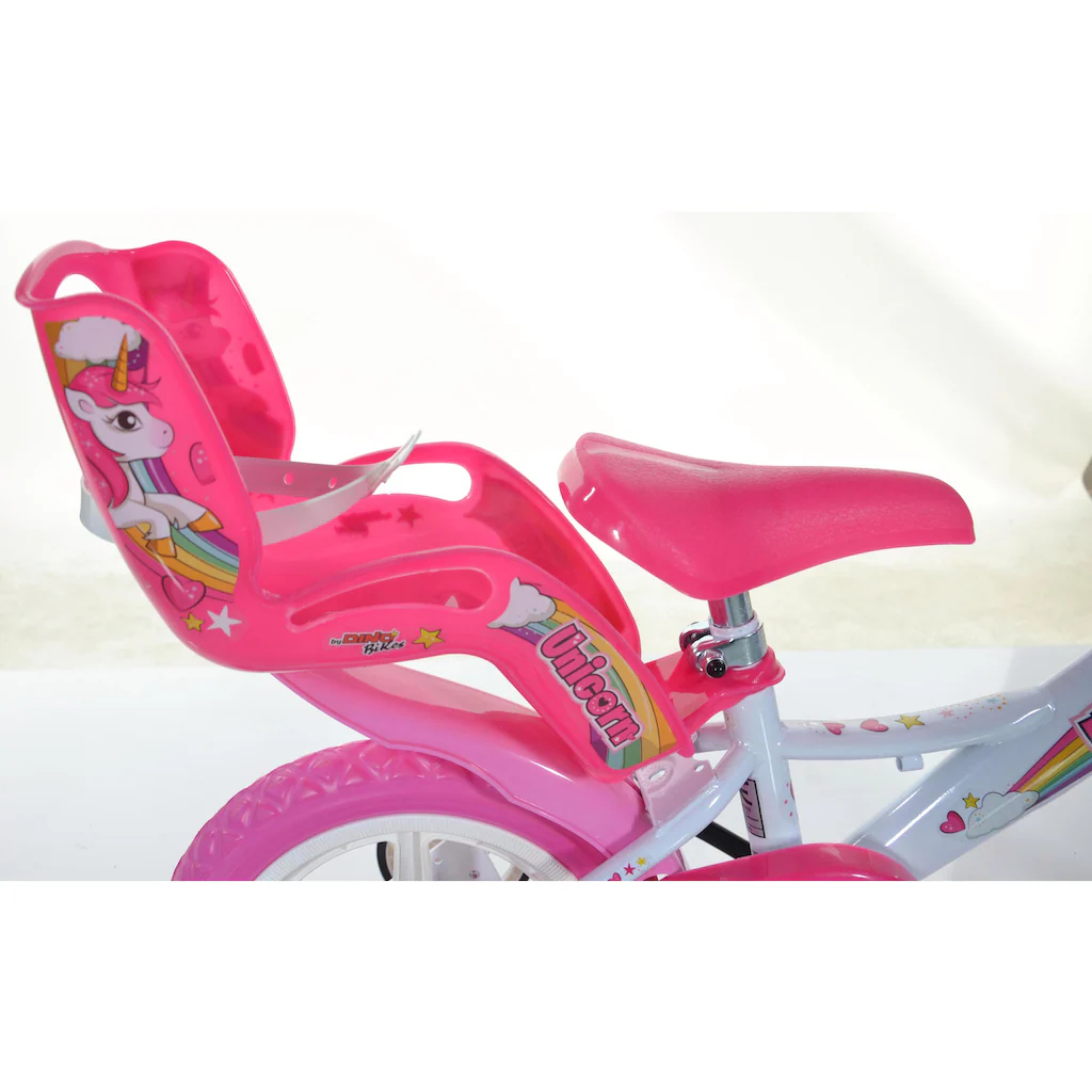 Dino Kinderfahrrad »Unicorn Einhorn« 1 Gang mit Stützrädern Korb und Puppensitz Meist gekauft