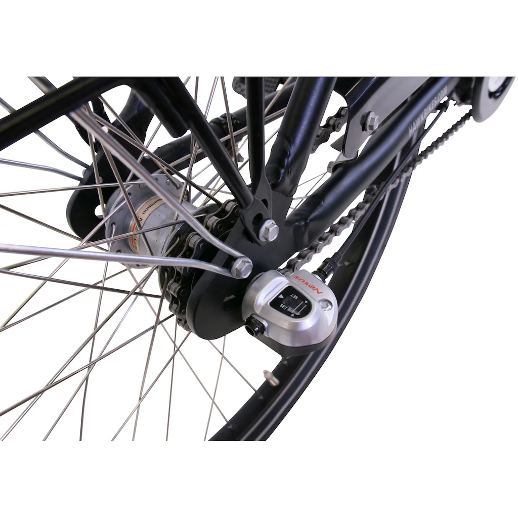HAWK Bikes Cityrad »City Comfort Premium Black« 3 Gang Shimano Nexus Schaltwerk für Damen und Herren auf Rechnung online kaufen Fabrikpreis