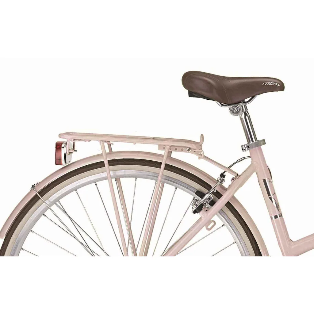 MBM Trekkingrad »New Boulevard« 18 Gang Shimano TY300 Schaltwerk Kettenschaltung für Damen Kettenschaltung Sonderangebot