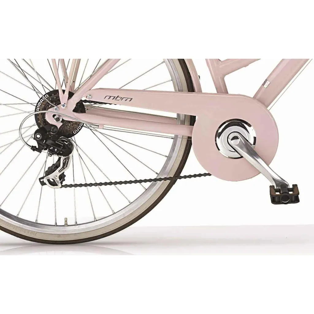 MBM Trekkingrad »New Boulevard« 18 Gang Shimano TY300 Schaltwerk Kettenschaltung für Damen Kettenschaltung Sonderangebot