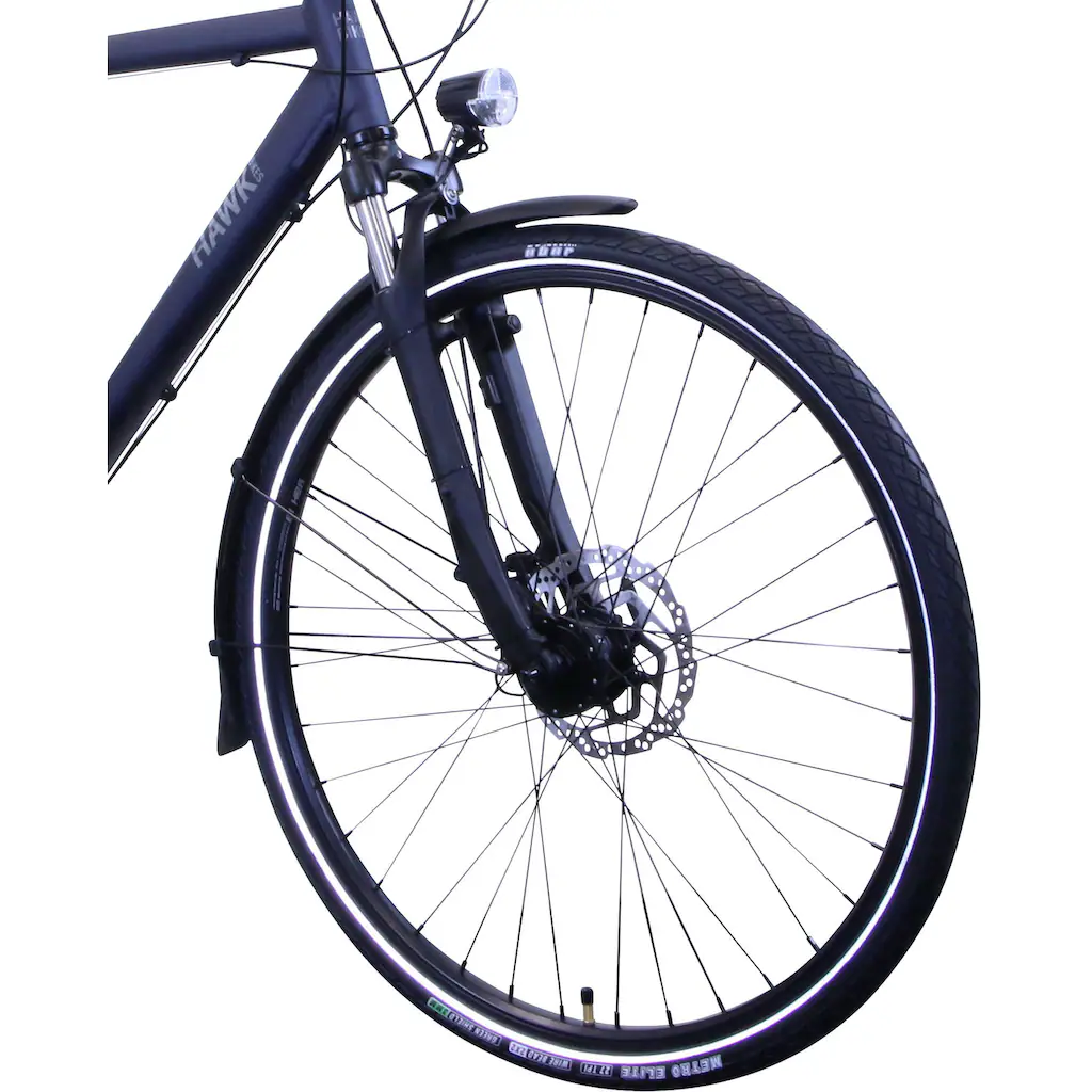 HAWK Bikes Trekkingrad »Trekking Gent Deluxe Plus Ocean Blue« 20 Gang Shimano Shimano CUES Schaltwerk für Herren auf Rechnung online kaufen Osterangebot