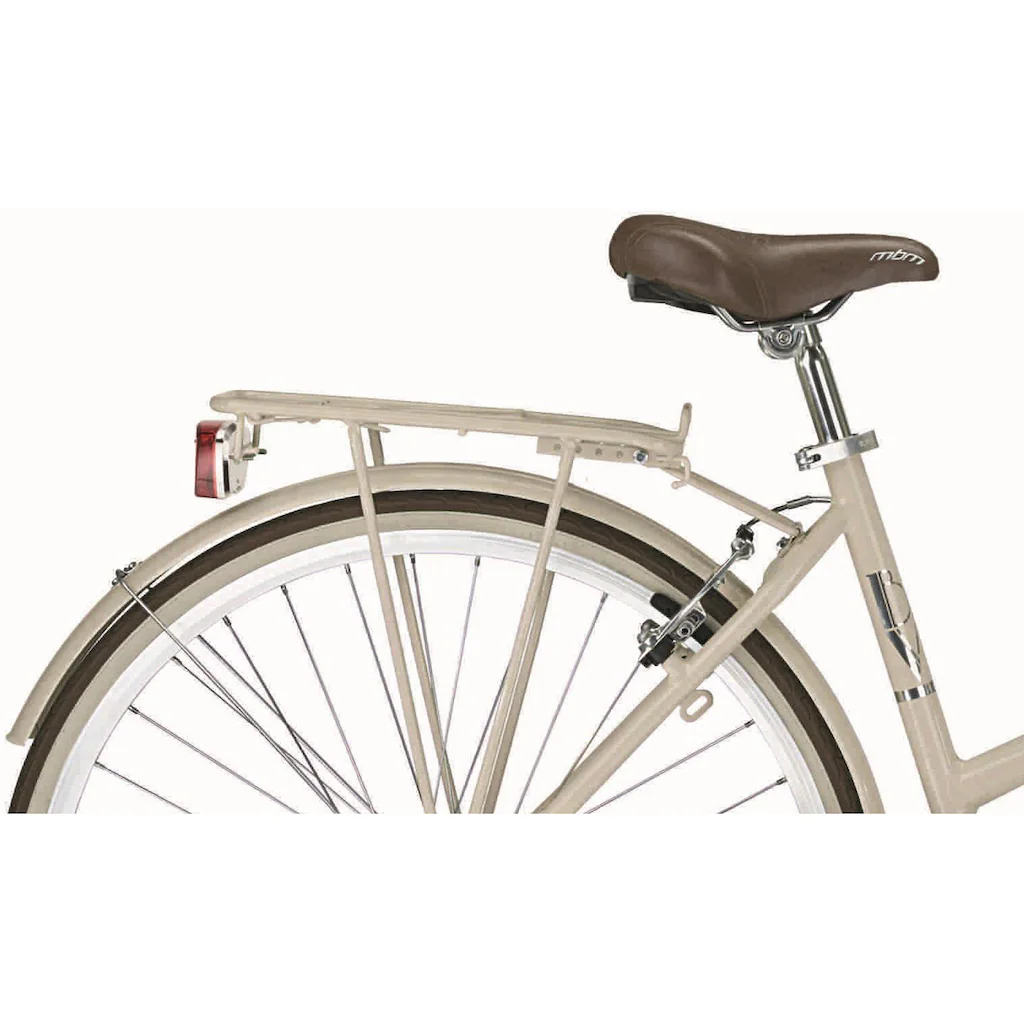 MBM Trekkingrad »New Boulevard« 18 Gang Shimano TY300 Schaltwerk Kettenschaltung für Damen Kettenschaltung auf Rechnung bestellen Jubiläumsangebot