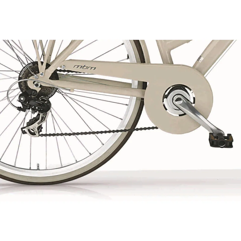 MBM Trekkingrad »New Boulevard« 18 Gang Shimano TY300 Schaltwerk Kettenschaltung für Damen Kettenschaltung auf Rechnung bestellen Jubiläumsangebot