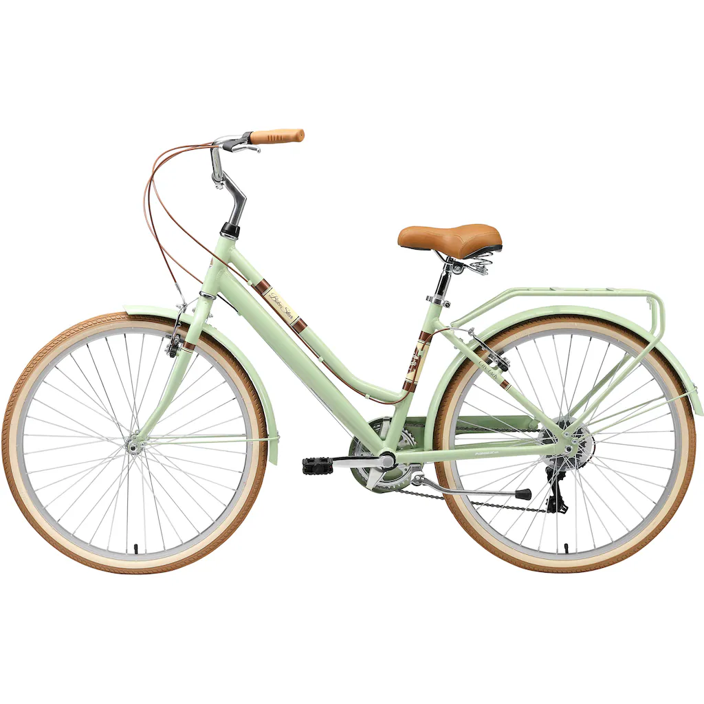 Bikestar Cityrad 7 Gang Shimano RD-TY21 Schaltwerk Kettenschaltung für Damen Kettenschaltung auf Rechnung kaufen Online Outlet