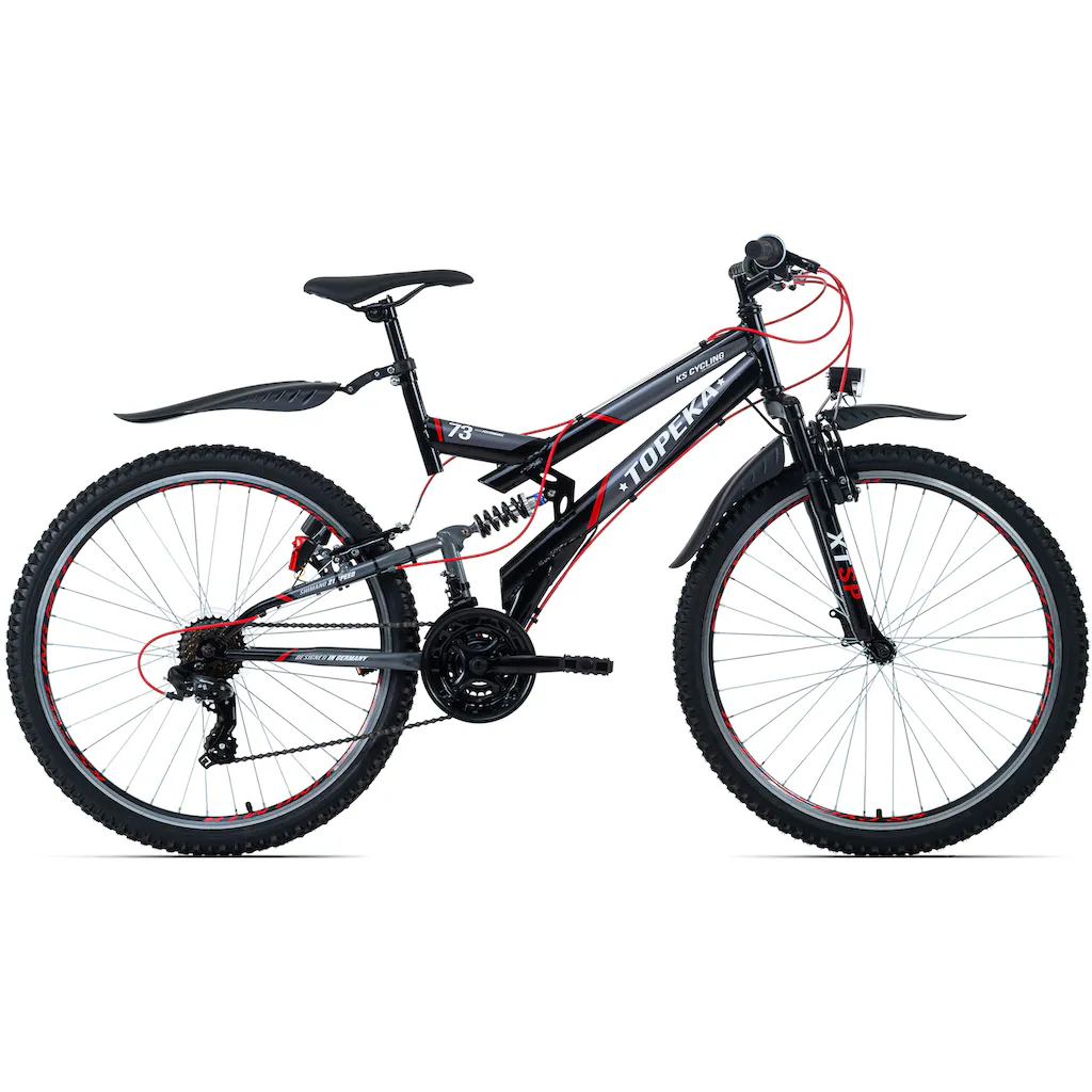 KS Cycling Mountainbike »Topeka« 21 Gang Shimano Tourney Schaltwerk Kettenschaltung für Damen und Herren Kettenschaltung auf Rechnung online bestellen Tiefpreis