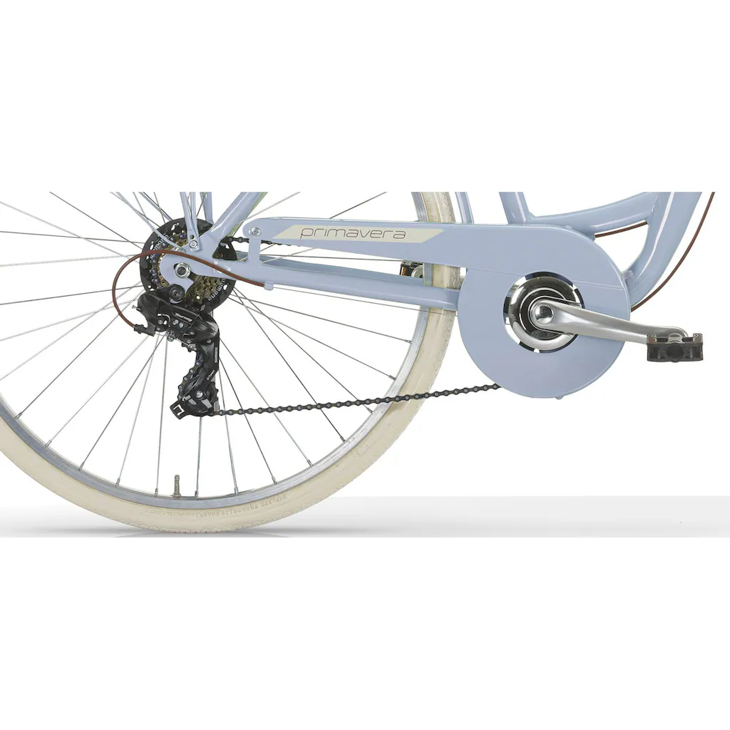 MBM Cityrad »NEW Primavera« 6 Gang Shimano TY300 Schaltwerk Kettenschaltung für Damen Kettenschaltung Wochenangebot