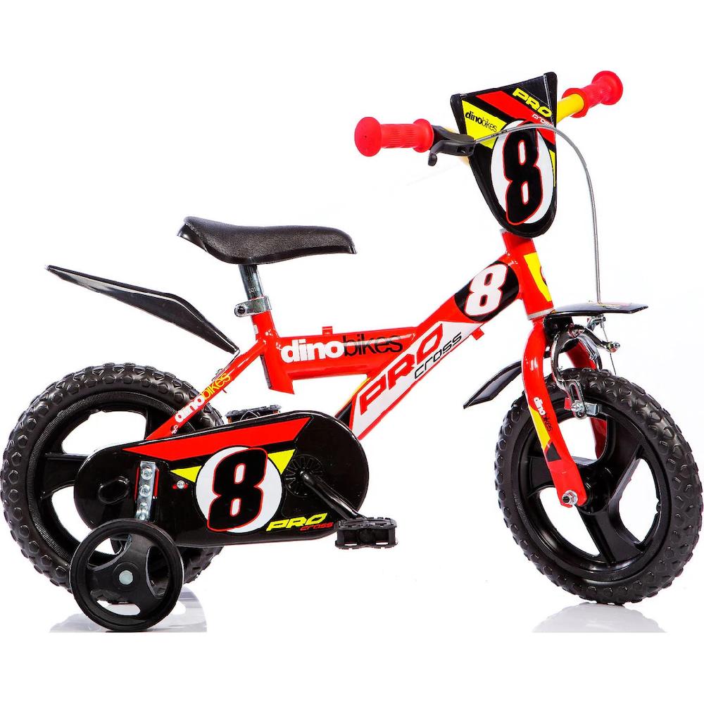 Dino Kinderfahrrad »Mountainbike 12 Zoll« 1 Gang mit Stützrädern Frontschild und coolen Schutzblechen auf Rechnung kaufen Letzte 3 Tage