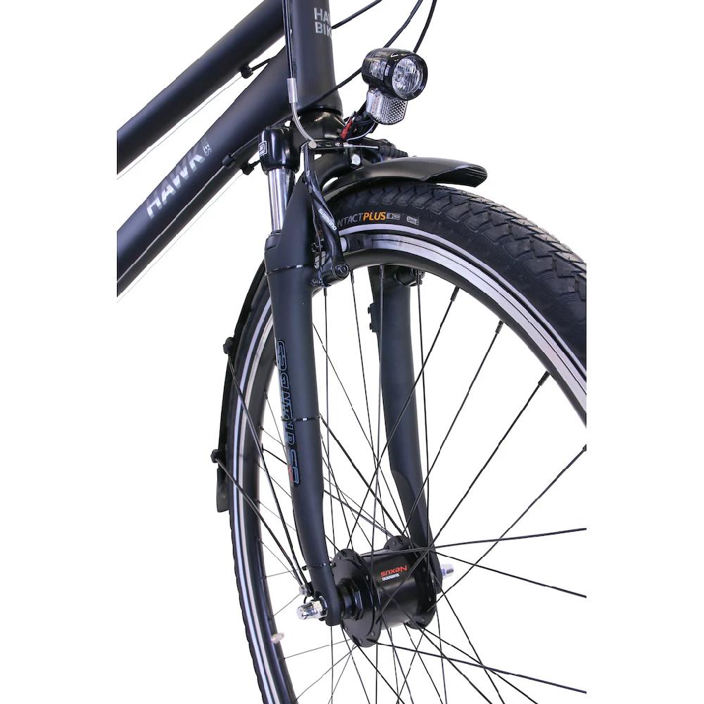HAWK Bikes Trekkingrad »Trekking Lady Premium Black« 24 Gang microSHIFT für Damen und Herren auf Raten JETZT KAUFEN