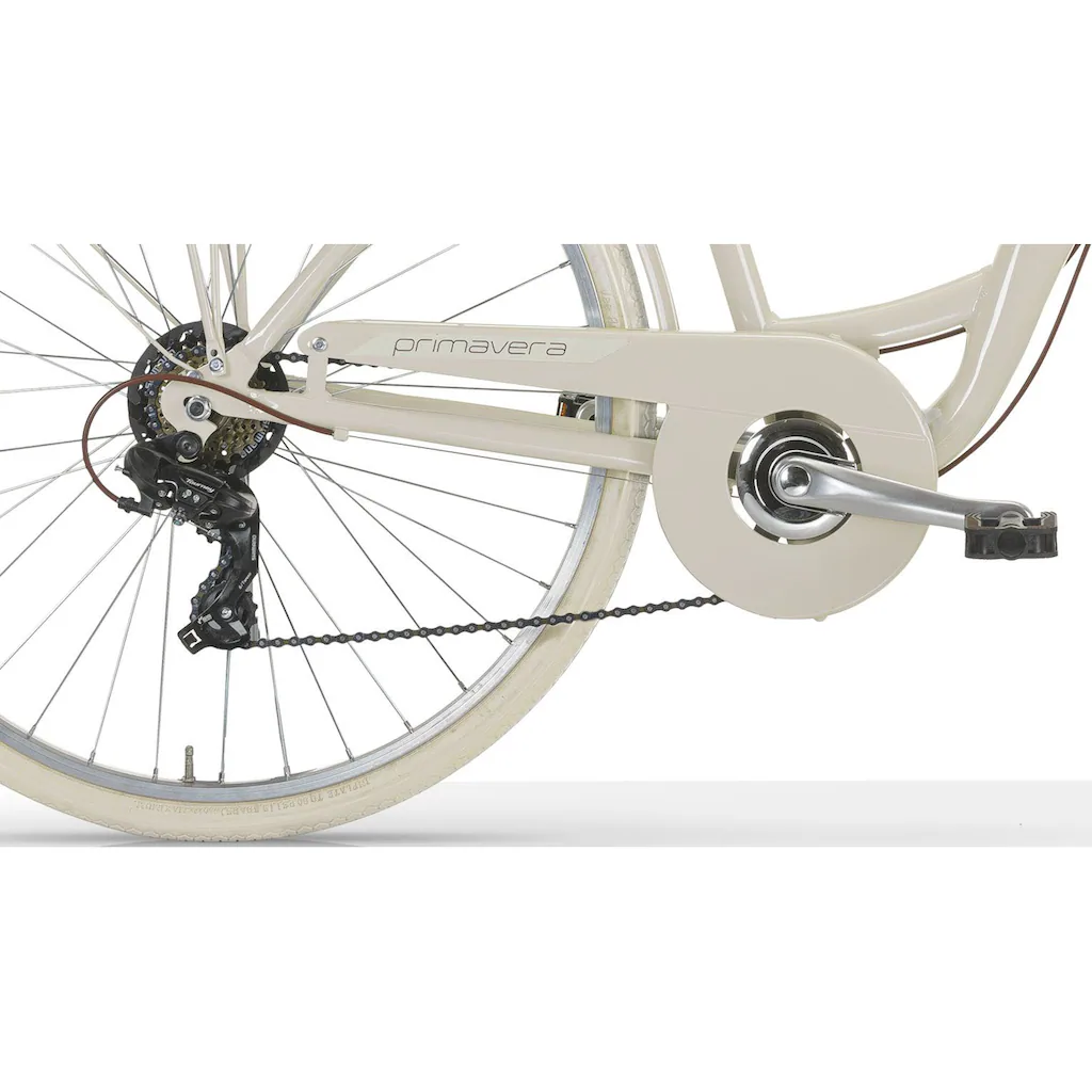 MBM Cityrad »NEW Primavera« 6 Gang Shimano TY300 Schaltwerk Kettenschaltung für Damen Kettenschaltung Zeitbegrenzte Promotion