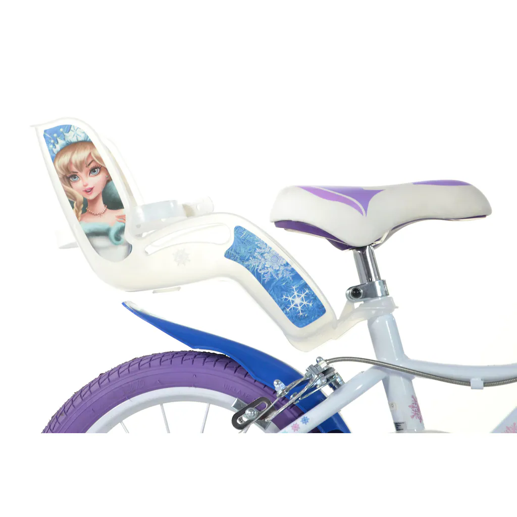 Dino Kinderfahrrad »Snow Queen Eiskönigin« 1 Gang mit Stützrädern Korb und Puppensitz auf Rechnung online bestellen Clearance-Verkauf