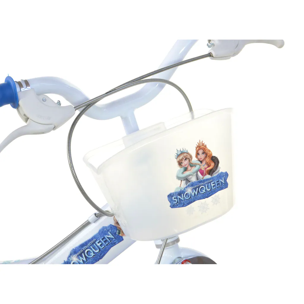 Dino Kinderfahrrad »Snow Queen Eiskönigin« 1 Gang mit Stützrädern Korb und Puppensitz auf Rechnung online bestellen Clearance-Verkauf