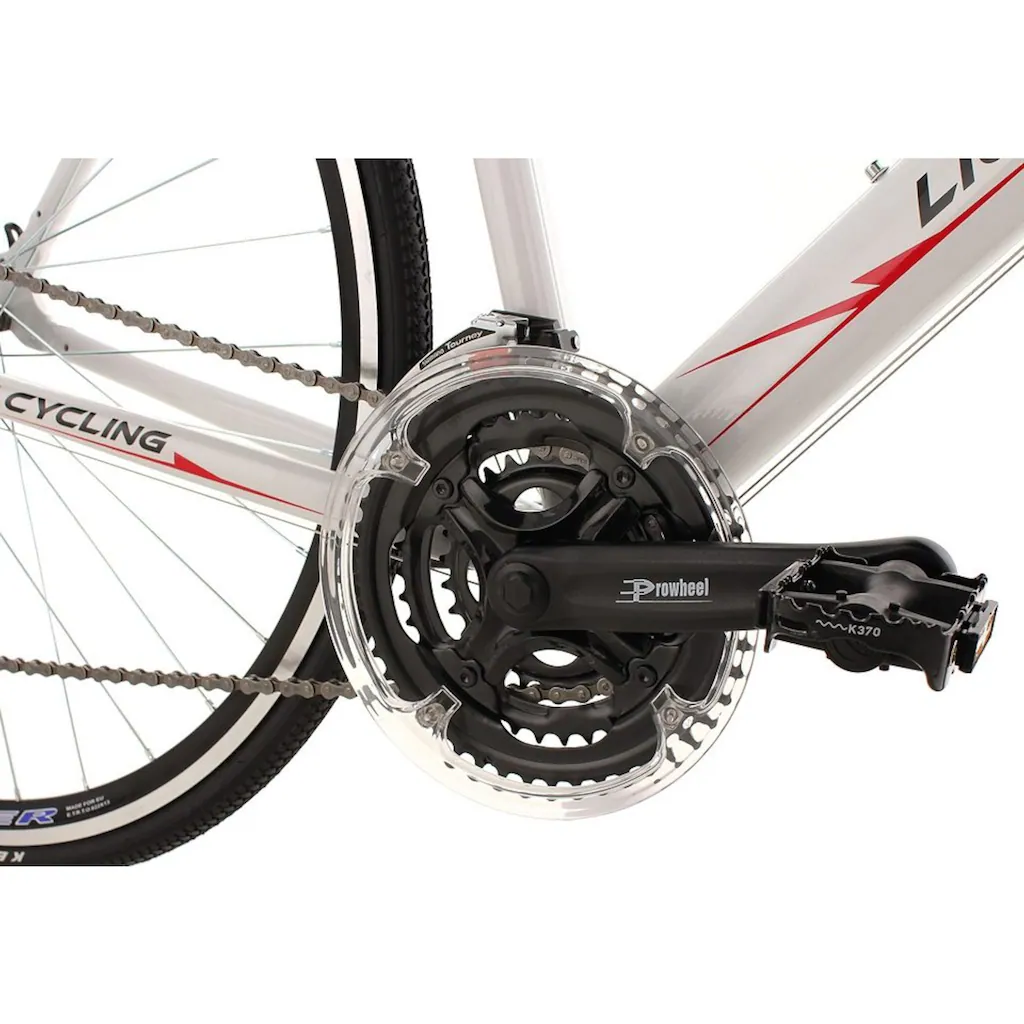 KS Cycling Fitnessbike »Lightspeed« 21 Gang Shimano Tourney RD-TX 35 Schaltwerk Kettenschaltung für Damen und Herren Kettenschaltung auf Raten zollfrei