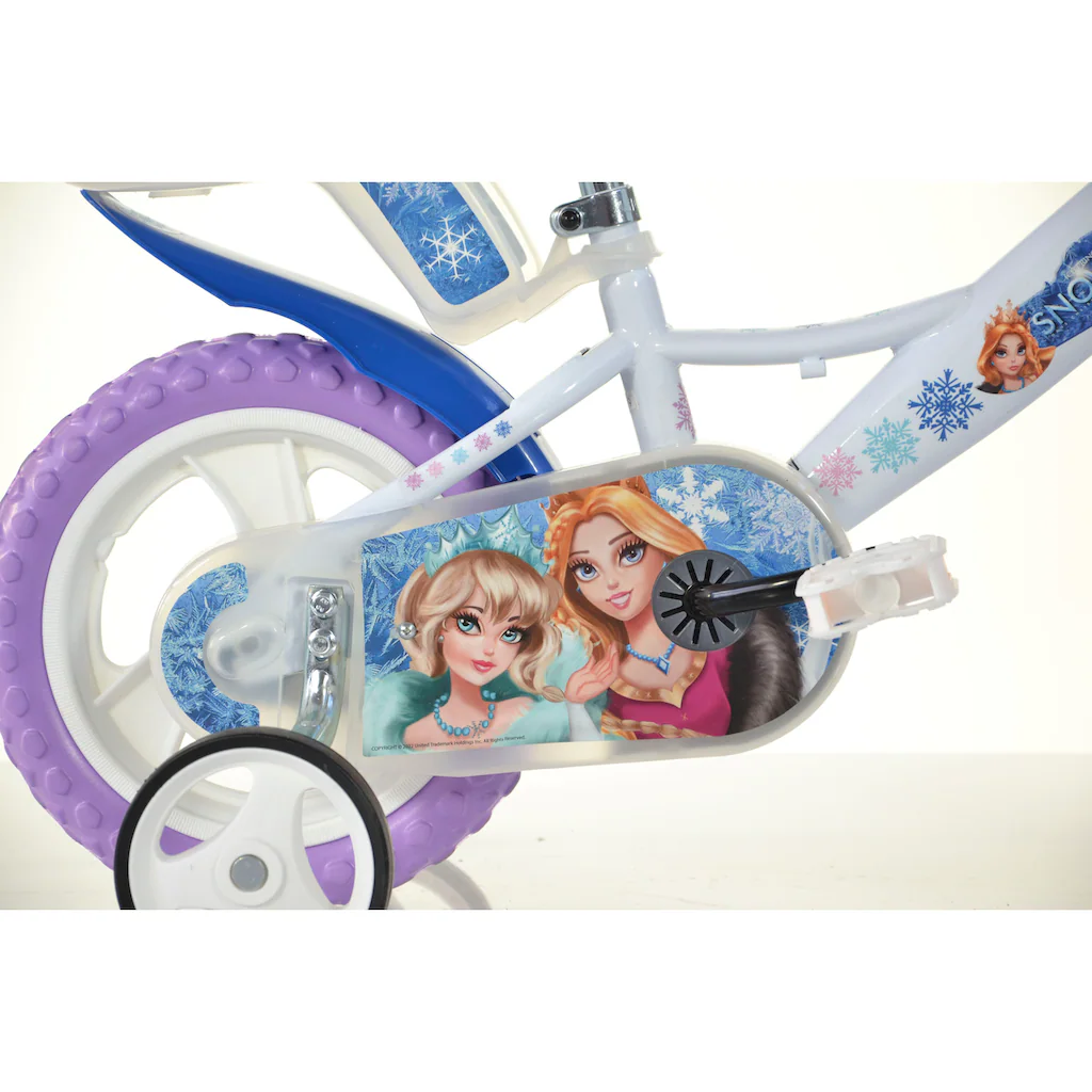 Dino Kinderfahrrad »Snow Queen Eiskönigin 12 Zoll« 1 Gang mit Stützrädern Korb und Puppensitz auf Rechnung online bestellen Hotsell