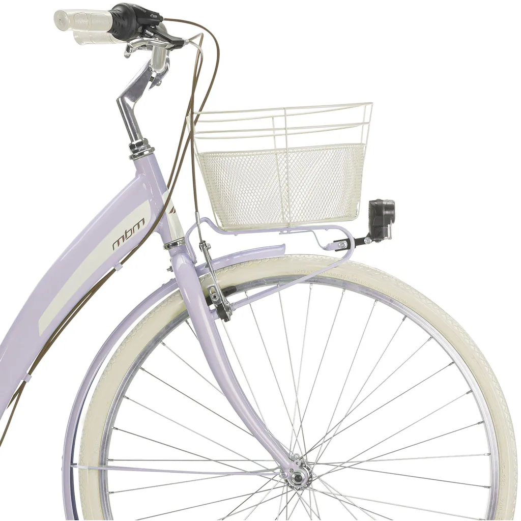 MBM Cityrad »NEW Primavera« 6 Gang Shimano TY300 Schaltwerk Kettenschaltung für Damen Kettenschaltung auf Rechnung bestellen Black Friday