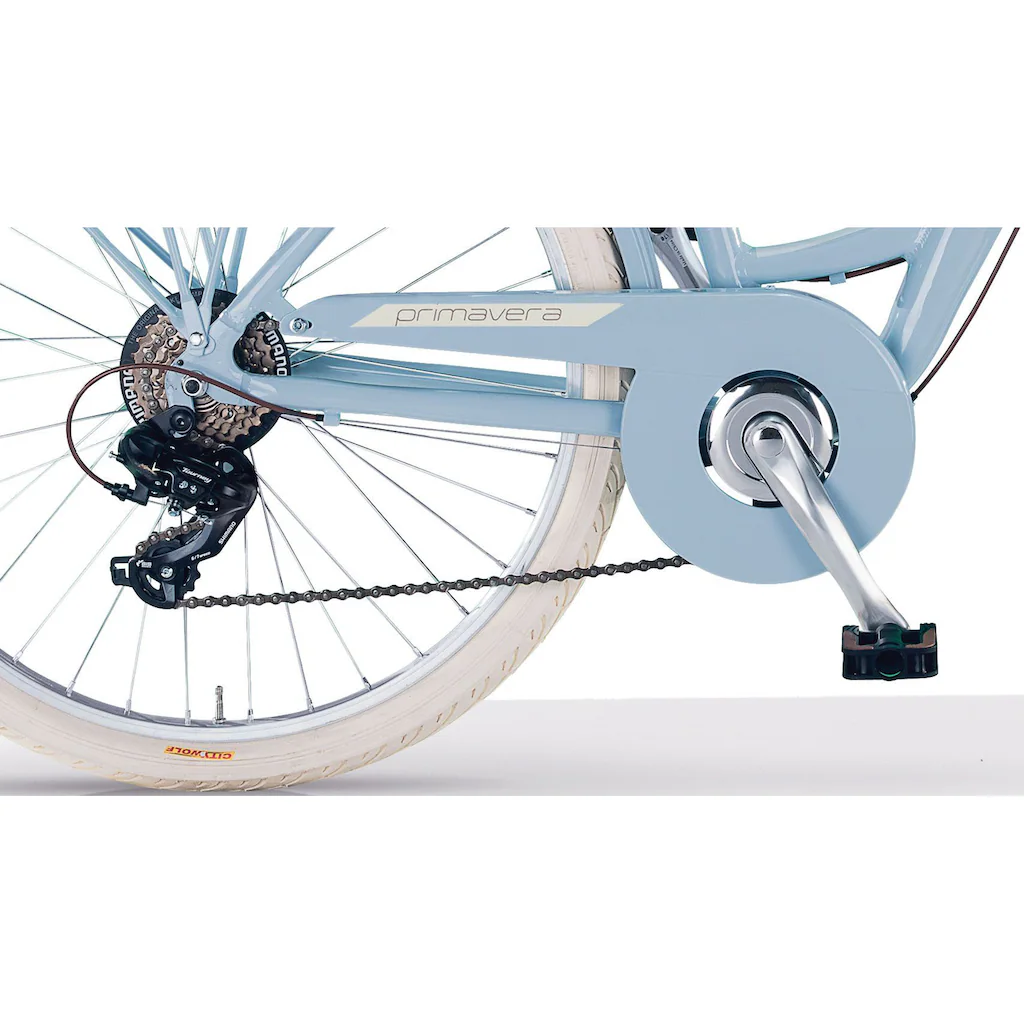 MBM Cityrad »PRIMAVERA« 6 Gang Shimano TY300 Schaltwerk Kettenschaltung für Damen Kettenschaltung Osterangebot
