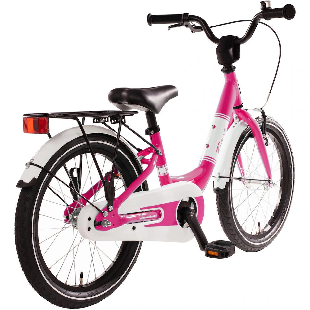 Bachtenkirch Kinderfahrrad »18" Baxi - pink« 1 Gang ohne Schaltung (Packung) Alu Kinderfahrrad mit Vollausstattung erhältlich in 14/16/18 Zoll auf Rechnung online bestellen Valentinstagsangebot