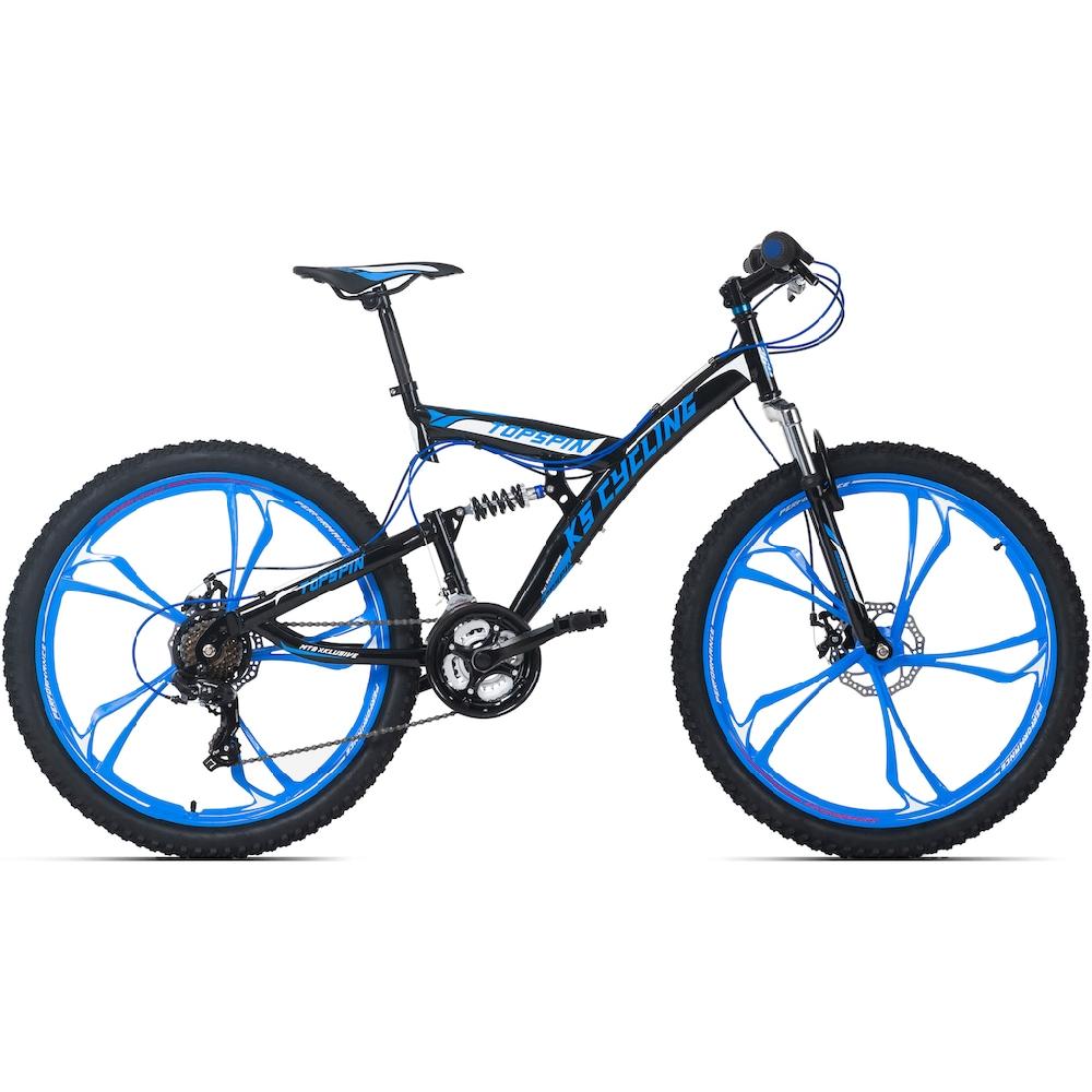 KS Cycling Mountainbike »Topspin« 21 Gang Shimano Tourney Schaltwerk Kettenschaltung für Herren Kettenschaltung auf Rechnung bestellen Kauf eins, bekomm eins gratis