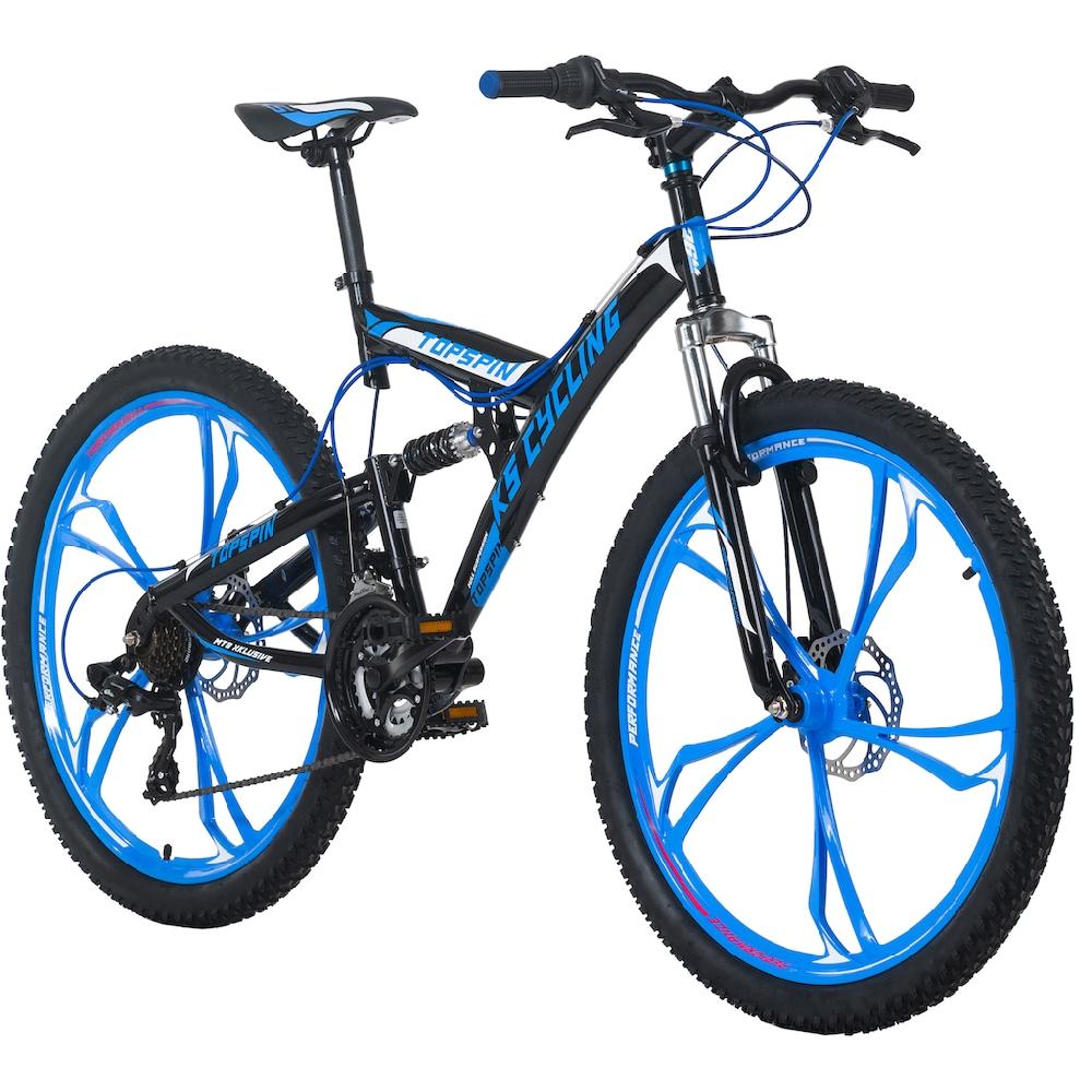 KS Cycling Mountainbike »Topspin« 21 Gang Shimano Tourney Schaltwerk Kettenschaltung für Herren Kettenschaltung auf Rechnung bestellen Kauf eins, bekomm eins gratis