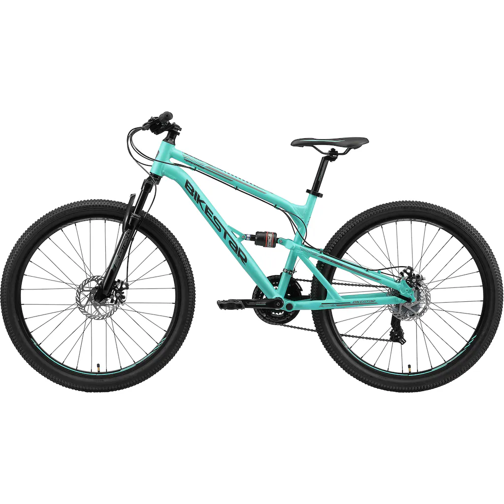 Bikestar Mountainbike 21 Gang Shimano RD-TY300 Schaltwerk Kettenschaltung für Damen und Herren Kettenschaltung Bis zu 50% Rabatt