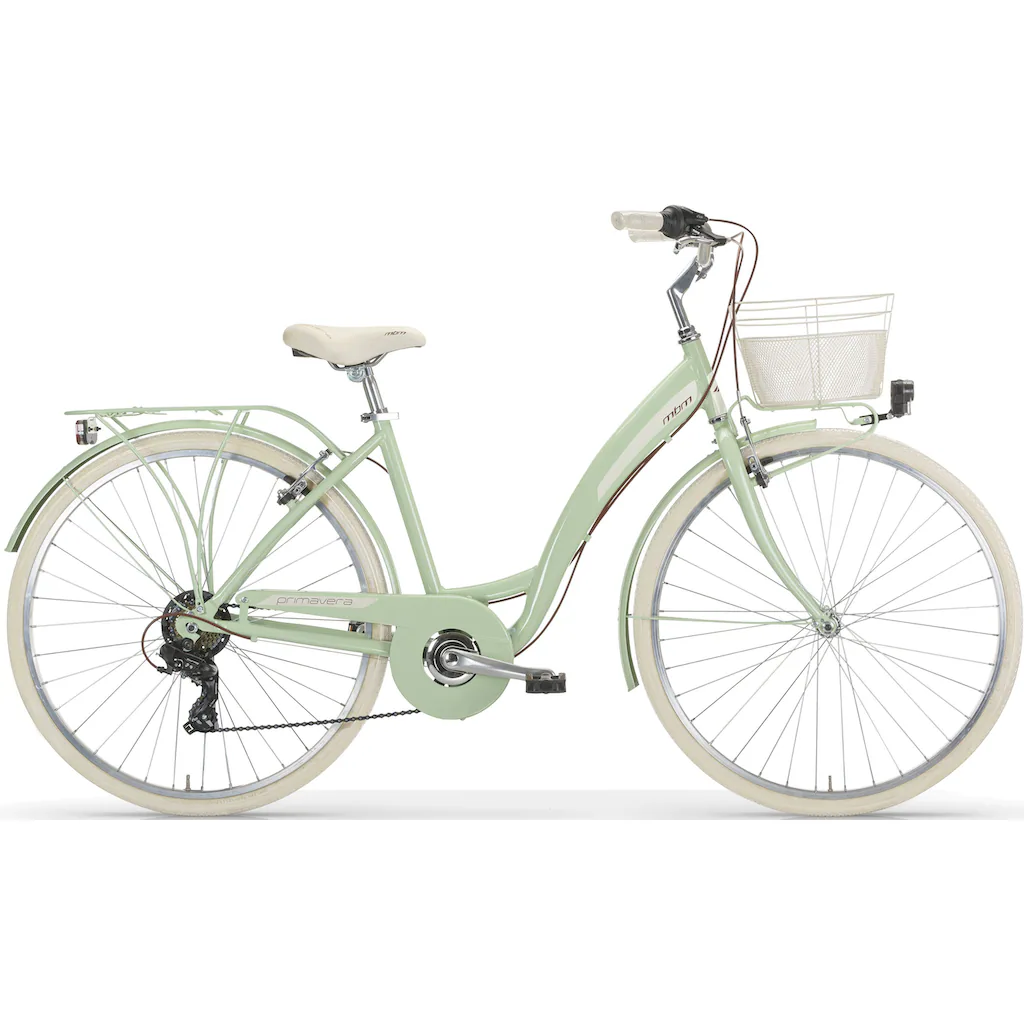MBM Cityrad »NEW Primavera« 6 Gang Shimano TY300 Schaltwerk Kettenschaltung für Damen Kettenschaltung auf Rechnung online bestellen Rabatt