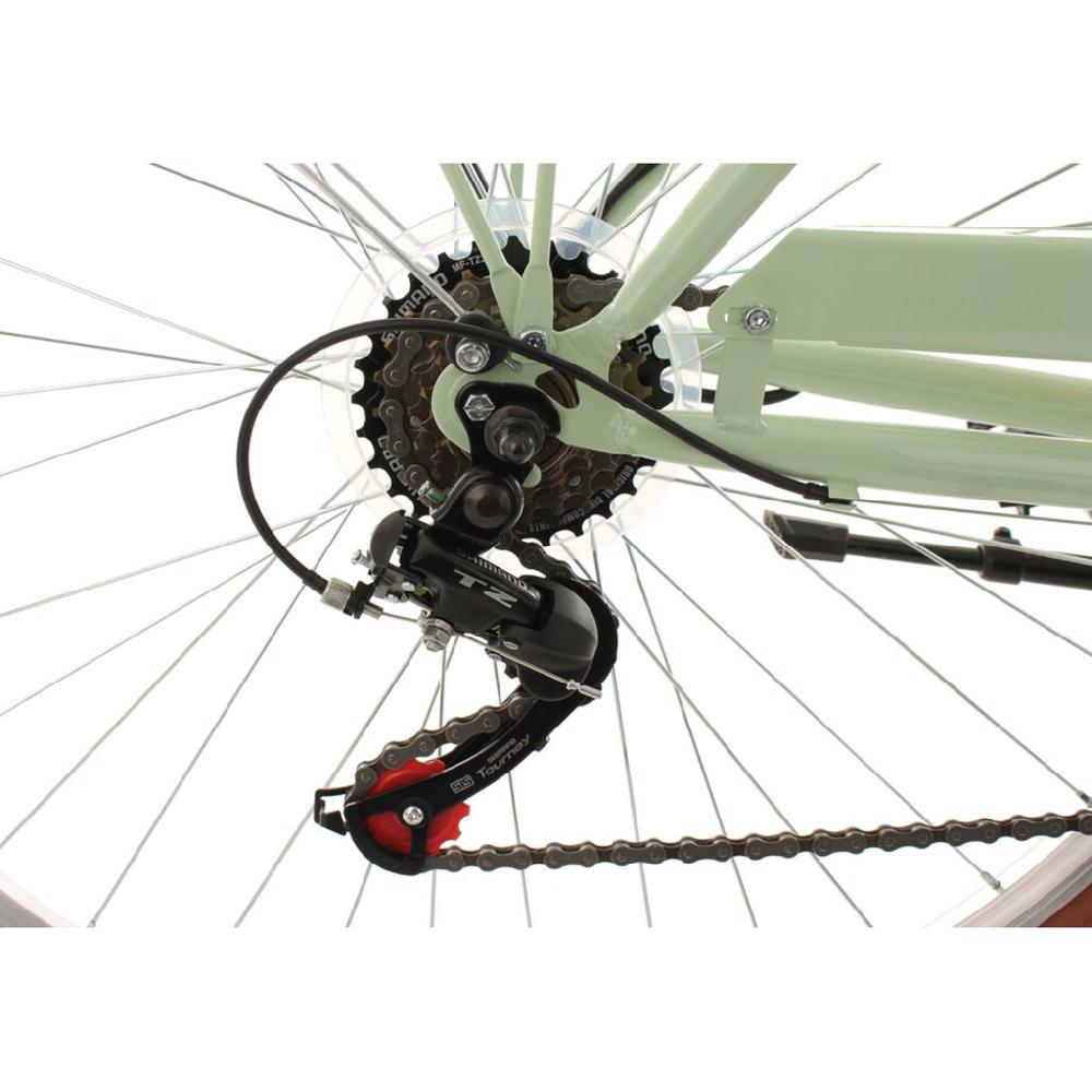 KS Cycling Cityrad »Eden« 6 Gang Shimano Tourney RD-TZ 50 Schaltwerk Kettenschaltung für Damen und Herren Kettenschaltung auf Rechnung Begrenztes Angebot