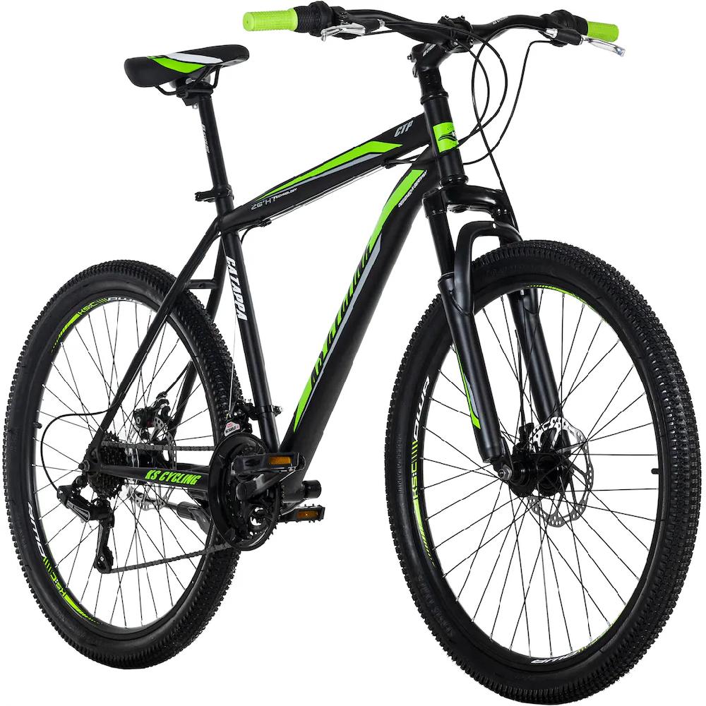 KS Cycling Mountainbike »Catappa« 21 Gang Shimano Tourney Schaltwerk Kettenschaltung für Damen und Herren Kettenschaltung Super Sparpreis