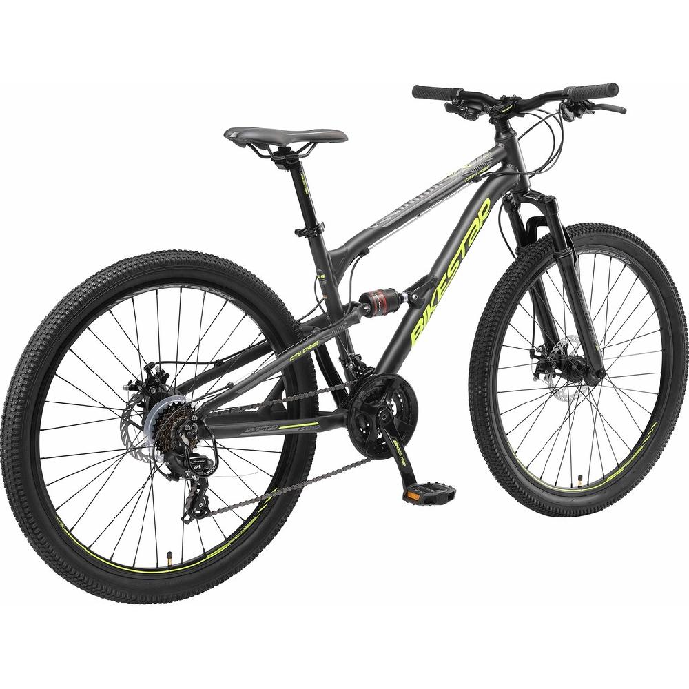 Bikestar Mountainbike 21 Gang Shimano RD-TY300 Schaltwerk Kettenschaltung für Damen und Herren Kettenschaltung auf Raten Im Verkauf
