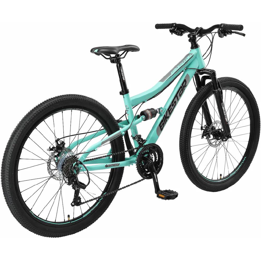 Bikestar Mountainbike 21 Gang Shimano RD-TY300 Schaltwerk Kettenschaltung für Damen und Herren Kettenschaltung auf Rechnung kaufen Saisonschlussverkauf