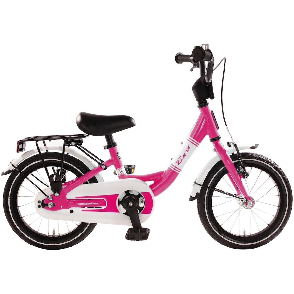 Bachtenkirch Kinderfahrrad »14" Baxi - pink« 1 Gang ohne Schaltung (Packung) Alu Kinderfahrrad mit Vollausstattung erhältlich in 14/16/18 Zoll auf Rechnung Tägliche Deals