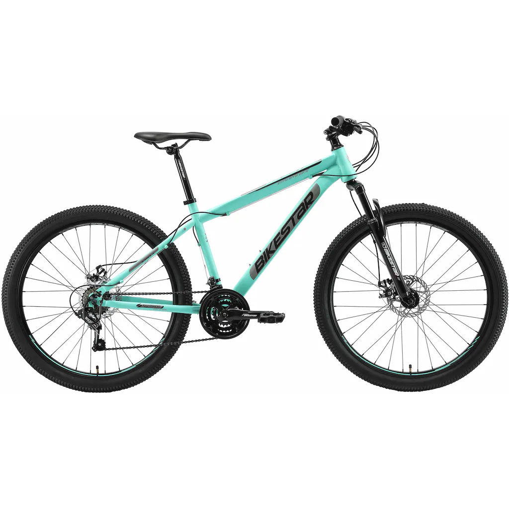 Bikestar Mountainbike 21 Gang Shimano RD-TY300 Schaltwerk Kettenschaltung für Damen und Herren Kettenschaltung auf Raten Begrenzte Freigabe