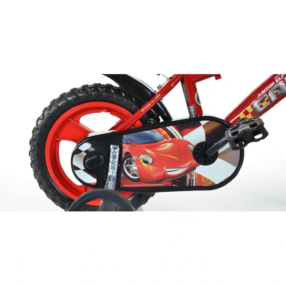 Dino Kinderfahrrad »Cars Buddy 12 Zoll« 1 Gang mit Stützrädern Trinkflasche und Frontschild Nur noch ein Tag übrig