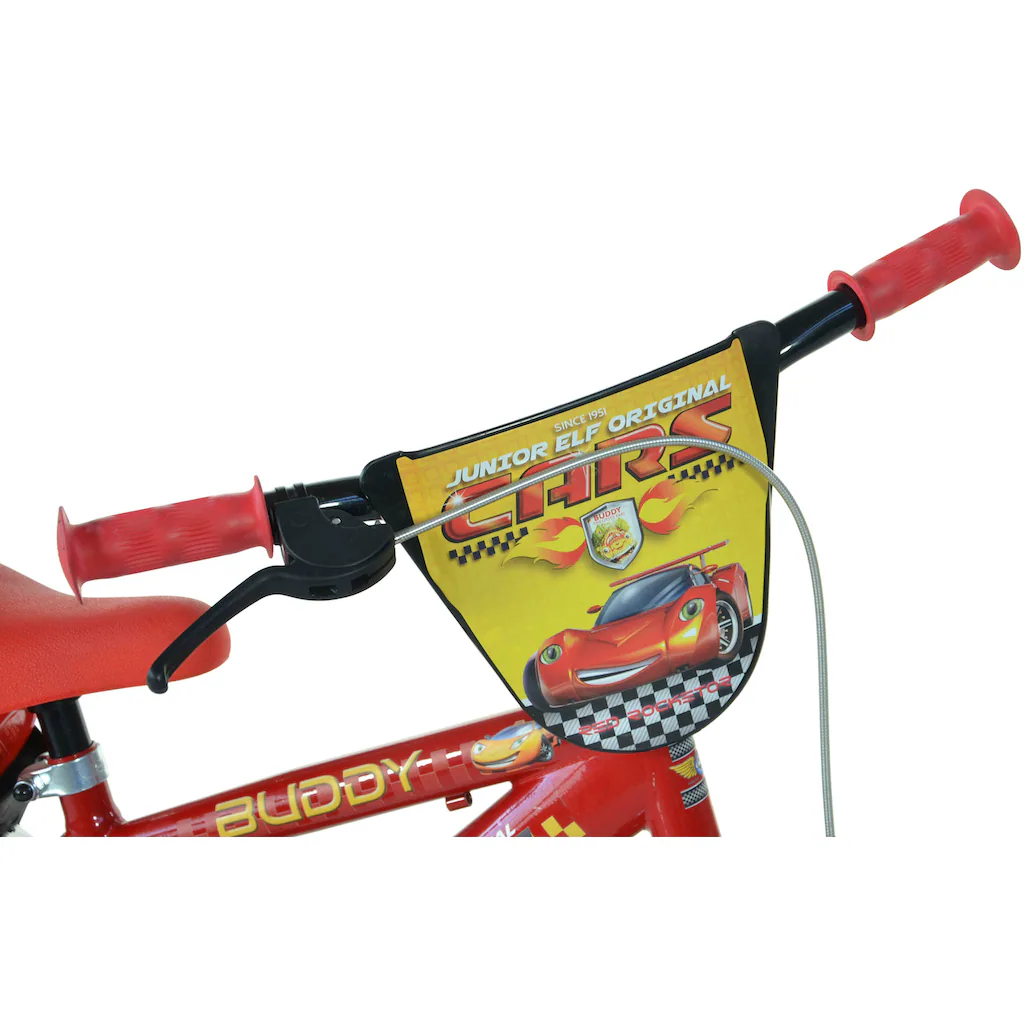 Dino Kinderfahrrad »Cars Buddy 12 Zoll« 1 Gang mit Stützrädern Trinkflasche und Frontschild Nur noch ein Tag übrig